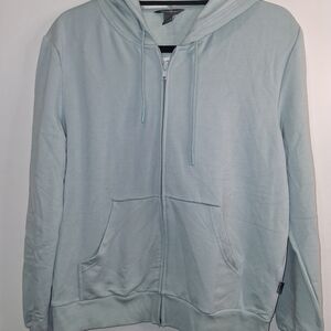 Eddie Bauer Women's Supersoft Full-Zip Hoodie in Mint Green (size -small)